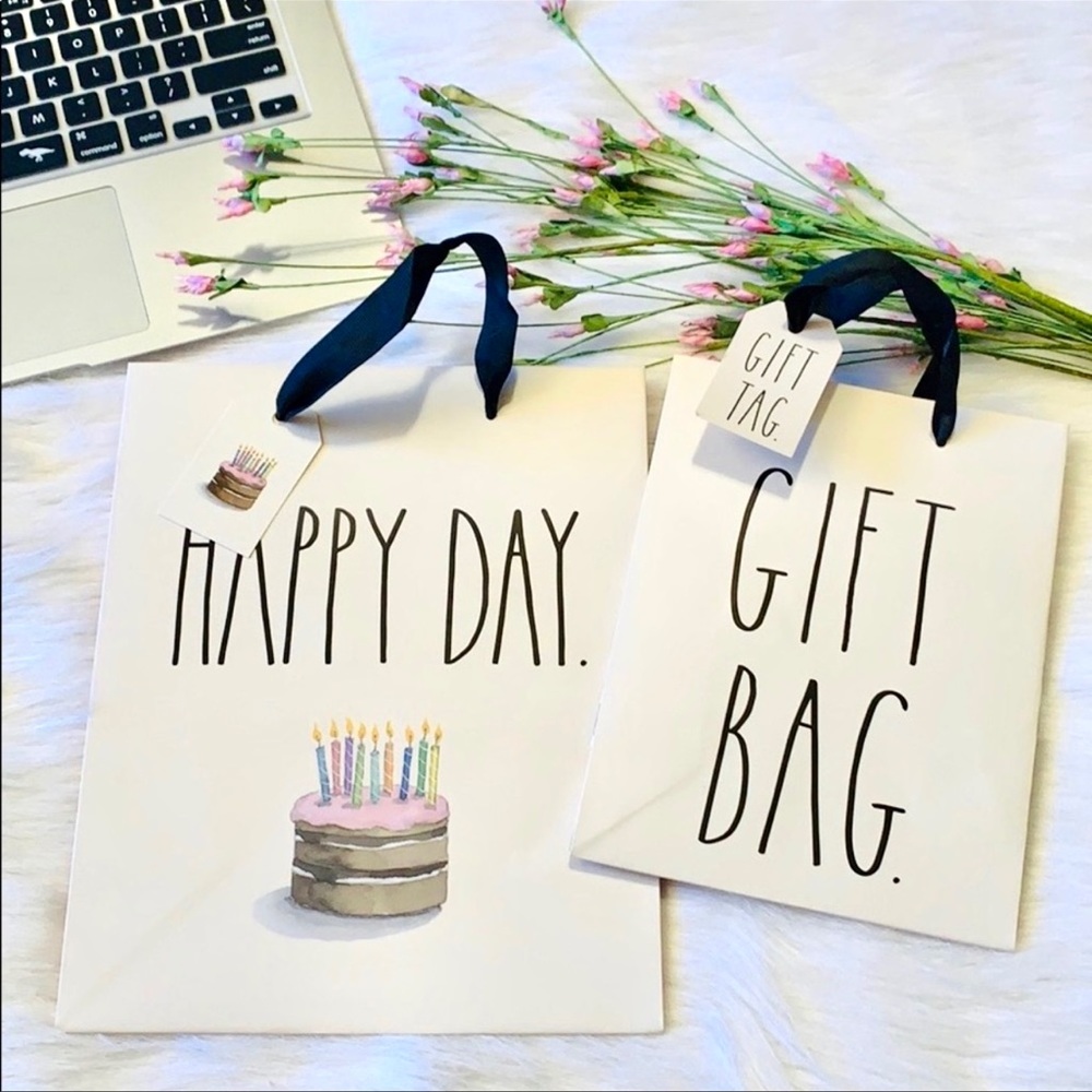 Brand New 2 Rae Dunn Paper Bags